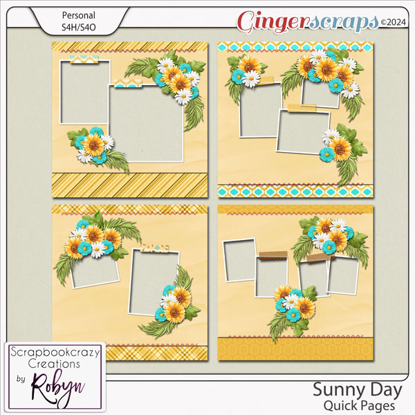 Sunny Day Quick Pages by Scrapbookcrazy Creations