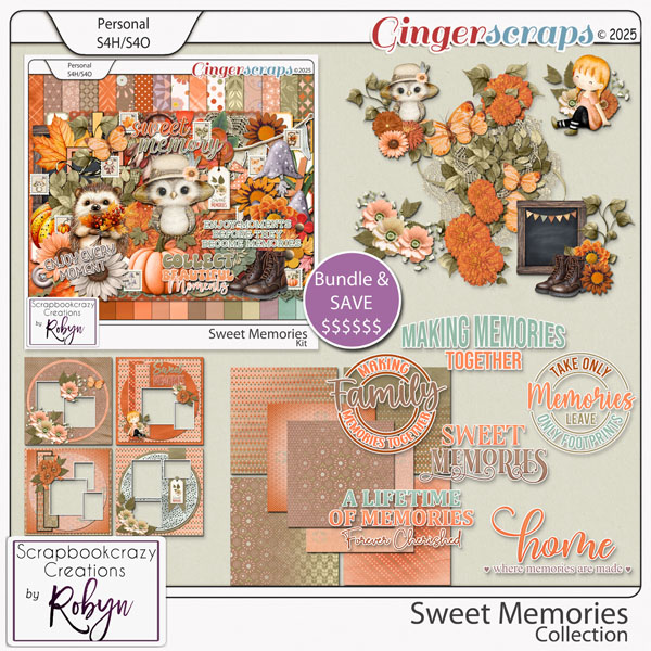 Sweet Memories Collection by Scrapbookcrazy Creations