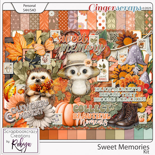 Sweet Memories Kit by Scrapbookcrazy Creations