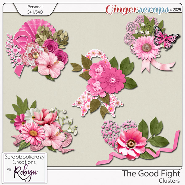 The Good Fight Clusters by Scrapbookcrazy Creations