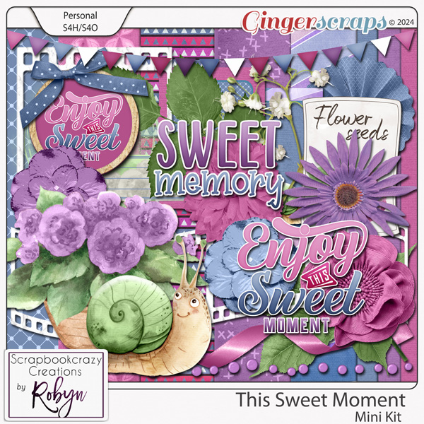 This Sweet Moment Mini Kit by Scrapbookcrazy Creations