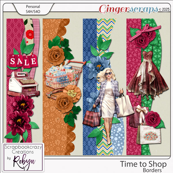 Time to Shop Borders by Scrapbookcrazy Creations
