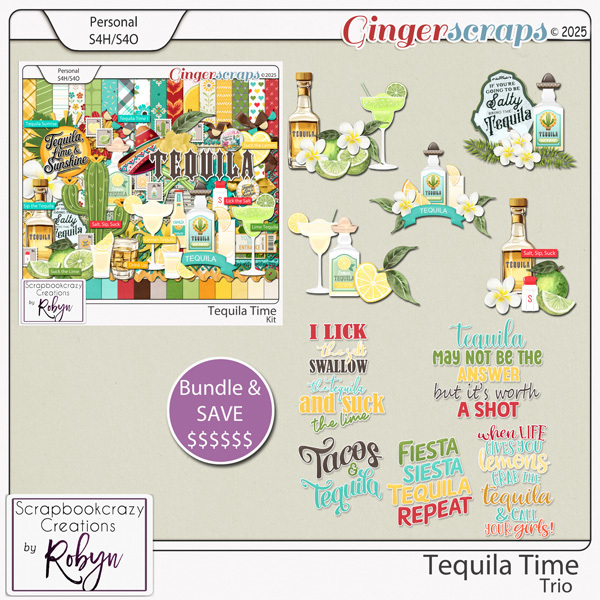 Tequila Time Trio by Scrapbookcrazy Creations