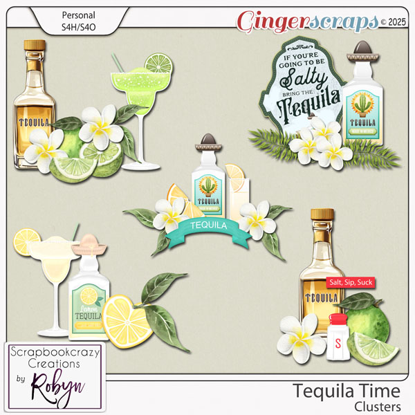 Tequila Time Clusters by Scrapbookcrazy Creations