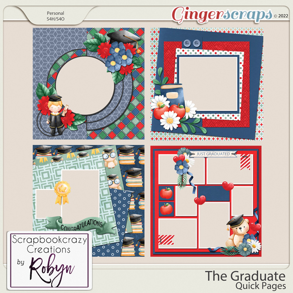 The Graduate Quick Pages by Scrapbookcrazy Creations