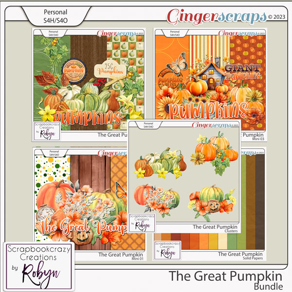 The Great Pumpkin Bundle by Scrapbookcrazy Creations
