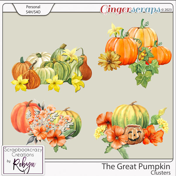 The Great Pumpkin Clusters by Scrapbookcrazy Creations