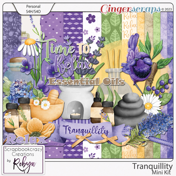 Tranquillity Mini Kit by Scrapbookcrazy Creations