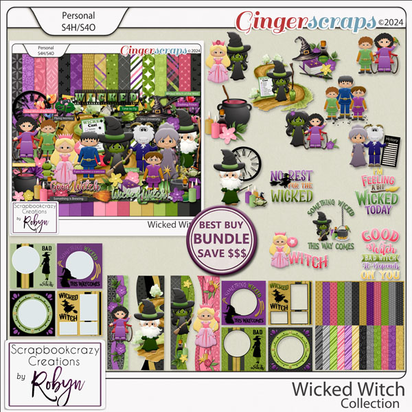 Wicked Witch Collection by Scrapbookcrazy Creations