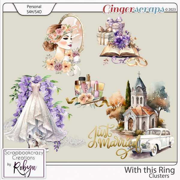 With this Ring Clusters by Scrapbookcrazy Creations