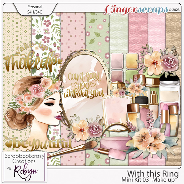 With this Ring Mini Kit 03 by Scrapbookcrazy Creations