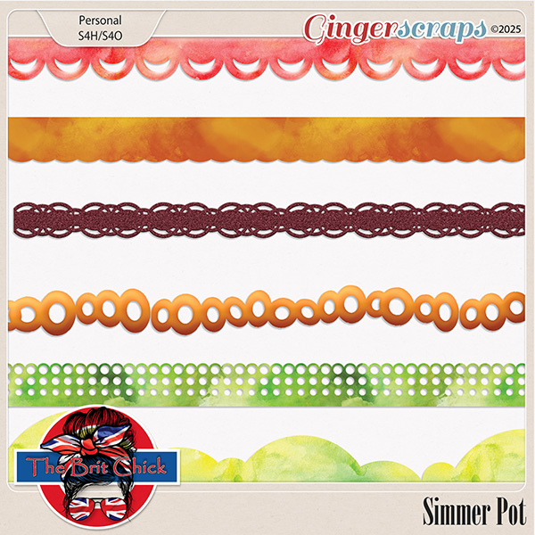 Simmer Pot Borders By The Brit Chick