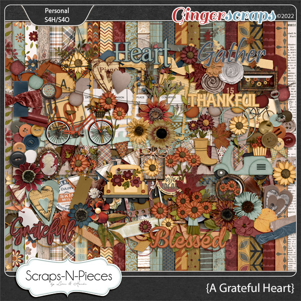 A Grateful Heart kit by Scraps N Pieces