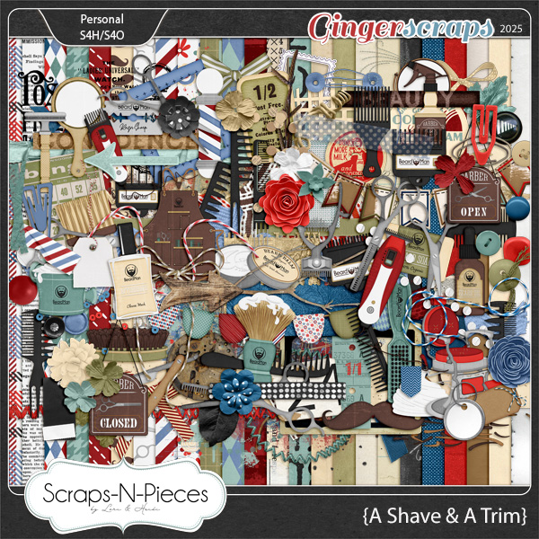 A Shave and a Trim Kit by Scraps N Pieces
