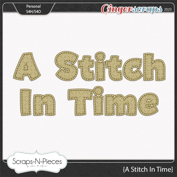 A Stitch In Time Alpha by Scraps N Pieces 