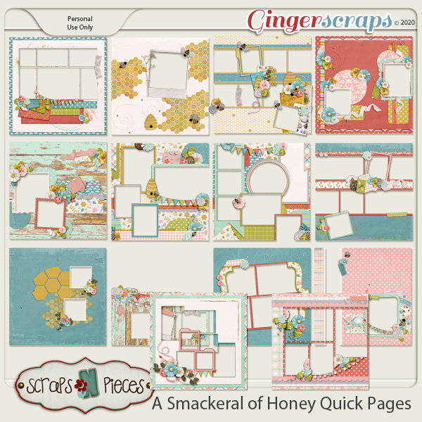 A Smackerel of Honey Quick Pages - Scraps N Pieces 