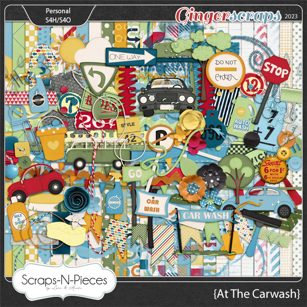 At The Carwash Kit by Scraps N Pieces