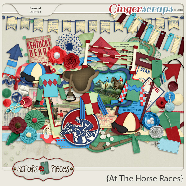 At The Horse Races Elements by Scraps N Pieces 