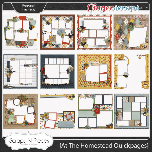 At The Homestead Quickpages by Scraps N Pieces 