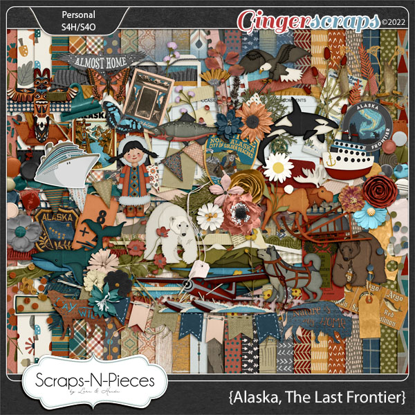 Alaska The Last Frontier Kit by Scraps N Pieces