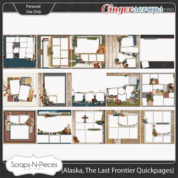 Alaska The Last Frontier Quickpages by Scraps N Pieces