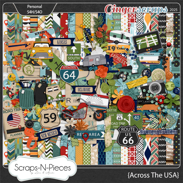 Across The USA Kit by Scraps N Pieces