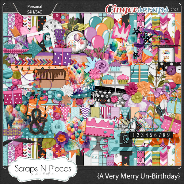 A Very Merry Unbirthday Kit by Scraps N Pieces