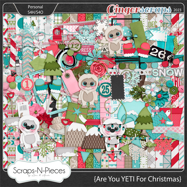 Are You Yeti For Christmas Bundled Kit by Scraps N Pieces