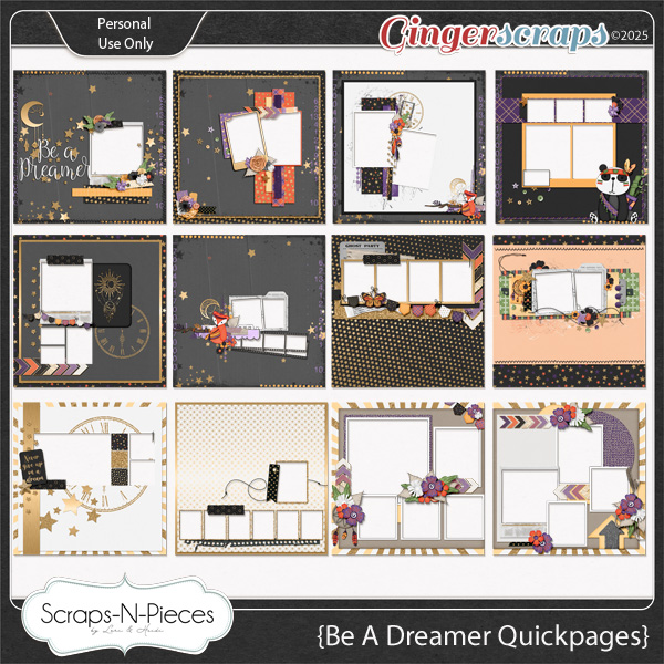 Be A Dreamer Quickpages by Scraps N Pieces