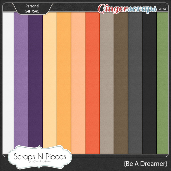Be A Dreamer Cardstocks by Scraps N Pieces