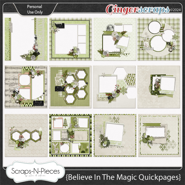 Believe In The Magic Quickpages by Scraps N Pieces