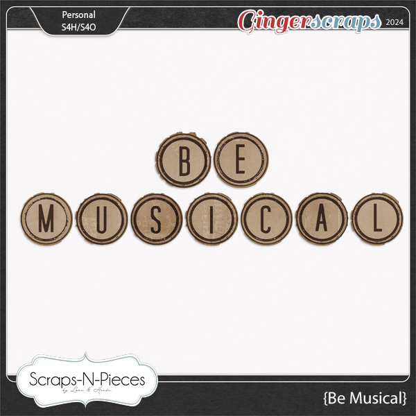 Be Musical Alpha by Scraps N Pieces 