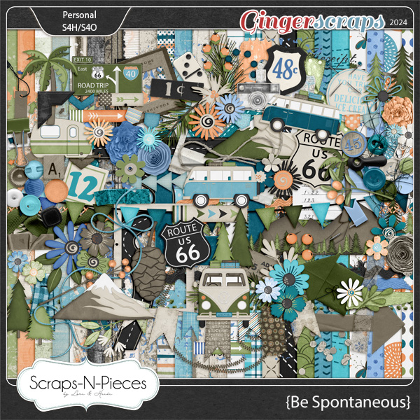 Be Spontaneous Bundled Kit by Scraps N Pieces