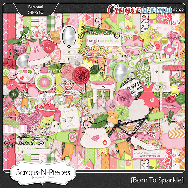 Born To Sparkle Bundle by Scraps N Pieces