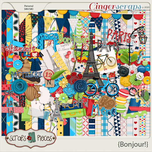 Bonjour! - Scraps N Pieces