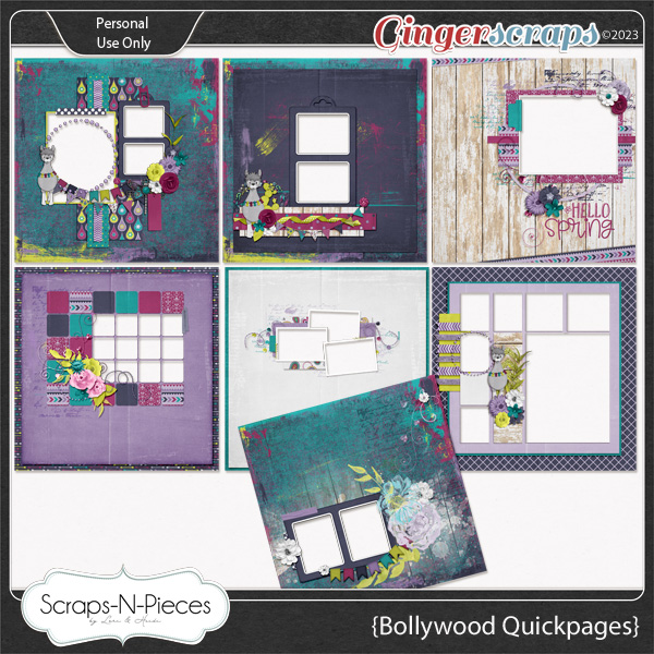 Bollywood Quickpages by Scraps N Pieces 