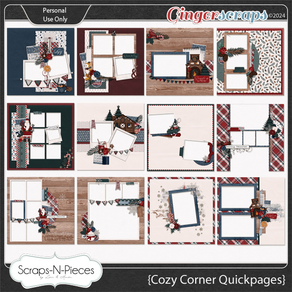 Cozy Corner Quickpages by Scraps N Pieces