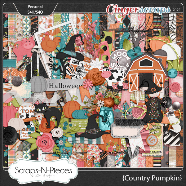 Country Pumpkin Kit by Scraps N Pieces