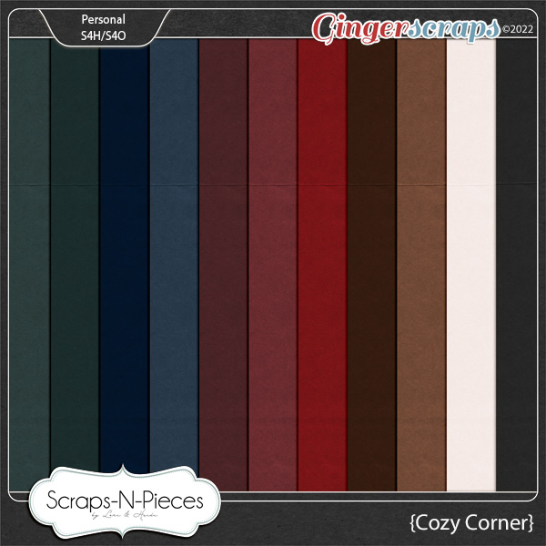 Cozy Corner Cardstocks by Scraps N Pieces 