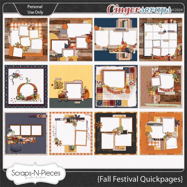 Fall Festival Quickpages by Scraps N Pieces 