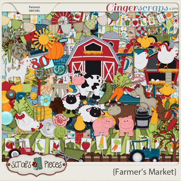 Farmer's Market kit by Scraps N Pieces