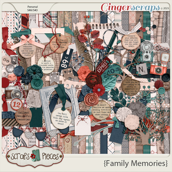 Family Memories Bundled kit - Scraps N Pieces
