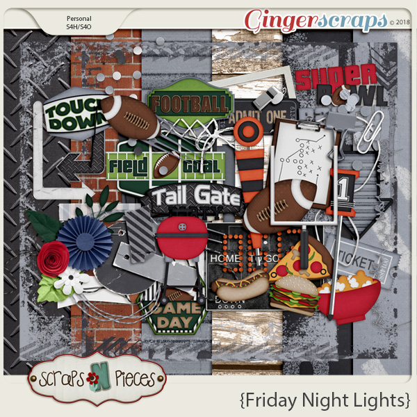 Friday Night Lights Kit by Scraps N Pieces 