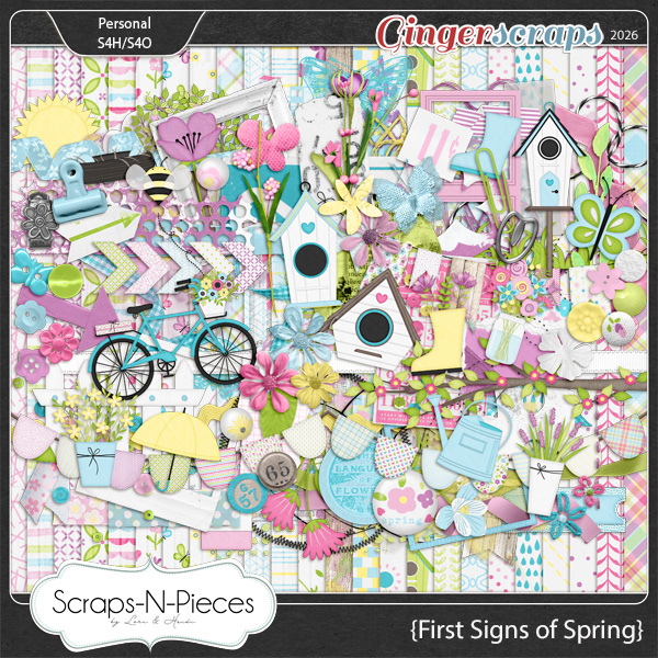First Signs of Spring Bundled Kit by Scraps N Pieces