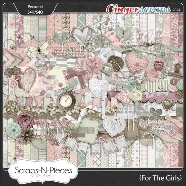 For The Girls Kit by Scraps N Pieces