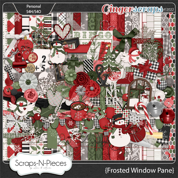 Frosted Windowpane Kit by Scraps N Pieces