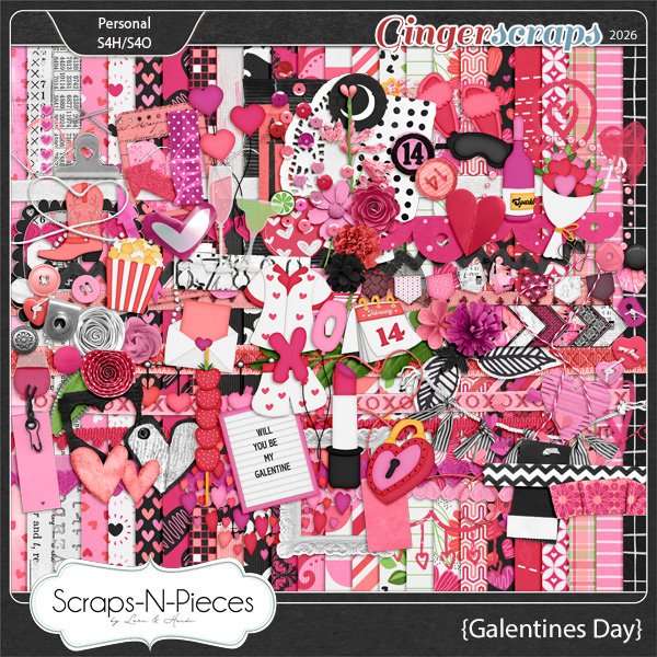 Galentine's Day Bundled Kit by Scraps N Pieces
