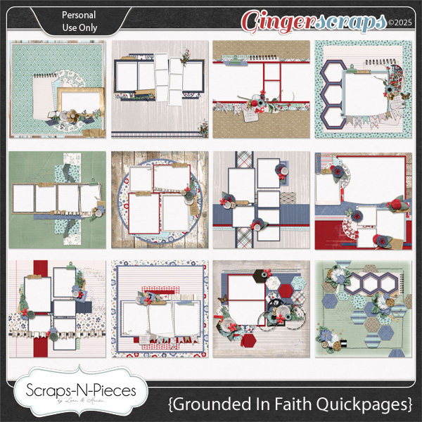 Grounded in Faith Quickpages by Scraps N Pieces 