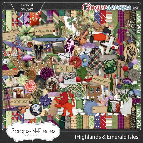 Highlands and Emerald Isles kit by Scraps N Pieces