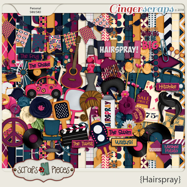 Hairspray Kit by Scraps N Pieces